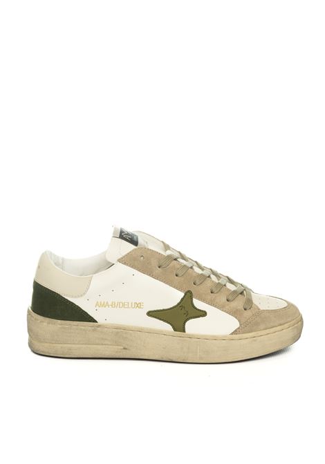 White/green 4064 slam sneaker AMA BRAND DELUXE | 4064SLAM-BIA/VERDE